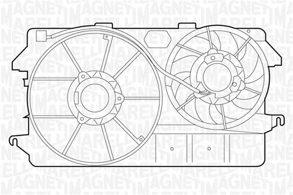 MAGNETI MARELLI Ventilators, Motora dzesēšanas sistēma 069422321010